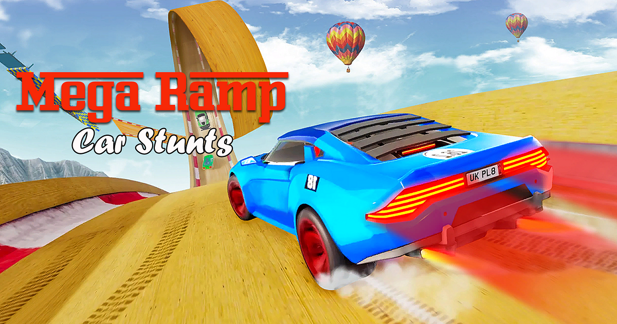 Mega Ramp Car Stunts Gratis Online Spill Funnygames