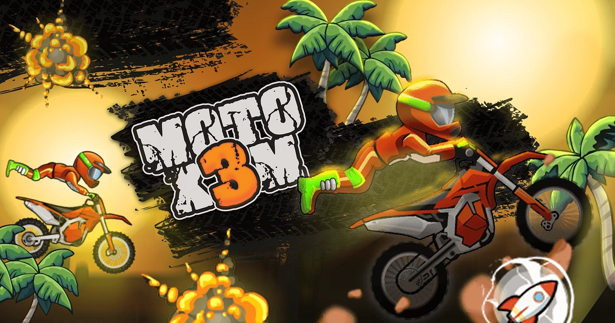 Moto X3M Pool Party - Gratis Online Spill